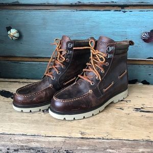Sperry Waterproof Leather Lug Boots